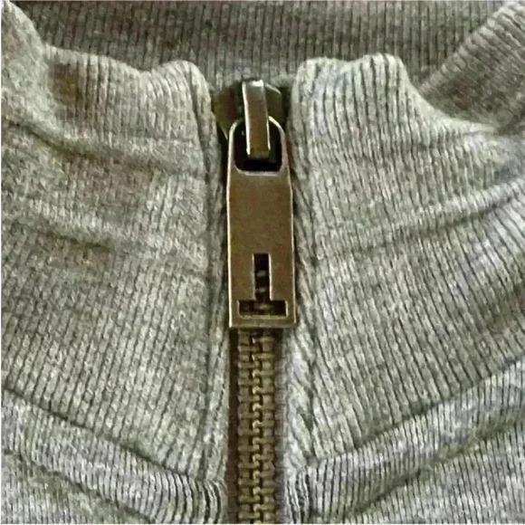 Ted Baker London 1/4 Zip Gray Peruvian Cotton
Sweater Men's Size 5 Or XL- NWOT! - Picture 5 of 8